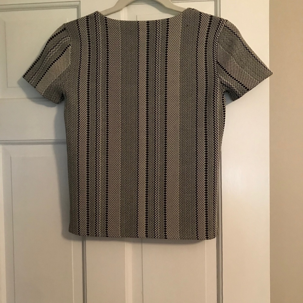 Theory Printed Top With Stretch - image 2